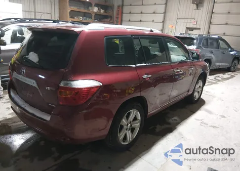 2008 Toyota Highlander Limited from USA, damaged, VIN JTEES42A882091687